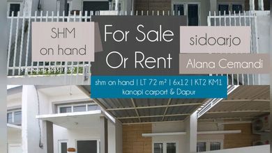 Rumah Sederhana Lokasi Sedati, Sidoarjo, LT 72m², Harga 400 Juta