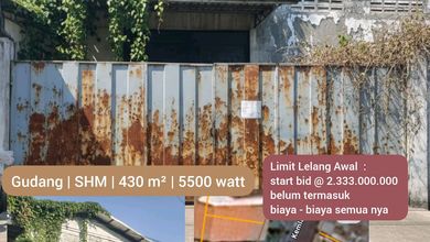 Lelang Gudang Luas 430 M 2 Karangpilang Surabaya