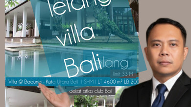 Lelang Villa Dengan Kolam Renang Badung Kerobokan Bali 