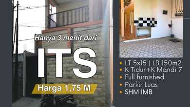 Dijual Rumah Kos 2 Lantai di Keputih Dekat Its dan Hangtuah Surabaya
