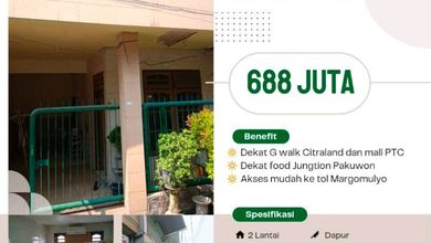 Hunian Favorit di Manukan, Surabaya, 3 KT, Harga 688 Juta