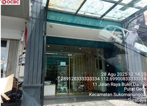 Dijual Via Lelang Ruko Raya Bukit Darmo Lokasi Strategis dan Komersial Area