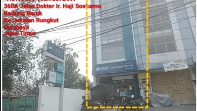 Dijual Via Lelang Ruko Jalan Ir Sukarno Lokasi Strategis