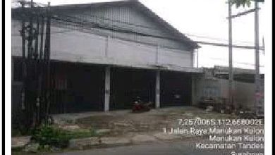 Gudang Asset Lelang Di Manukan Kulon Lokasi Dekat Pusat Pergudangan