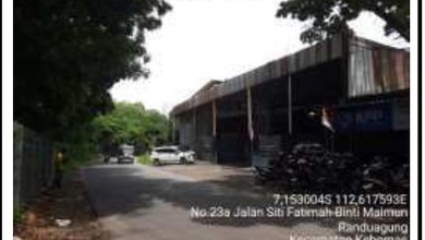 Dijual Via Lelang 220426 Gudang Jl Siti Fatima Binti Maimun