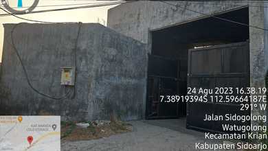 Dijual Lelang 310326 Gudang Desa Watugolong Krian