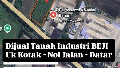 Dijual Tanah Eksklusif di Beji, Pasuruan, LT 15927m²