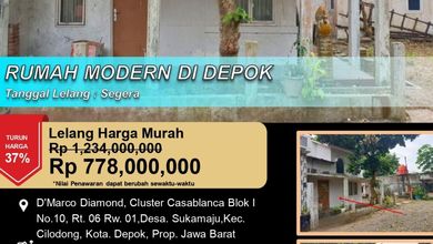 Rumah Favorit di Cilodong, Depok, 3 KT, Harga 778 Juta