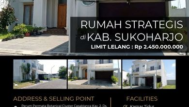 Dijual Rumah Nyaman di Sukoharjo, Sukoharjo - LT 315m²