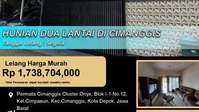Promo Rumah di Cimanggis, Depok, LB 89m², Harga 1,73 Miliar