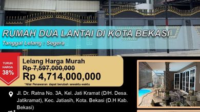 For Sale rumah Premium di Bekasi Kota, Bekasi - LT 671m²