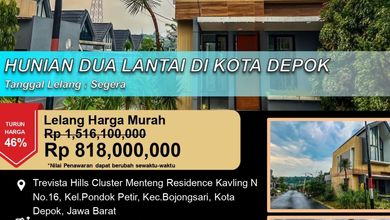 Jual Rumah Nyaman di Bojongsari, Bogor - LT 119m²