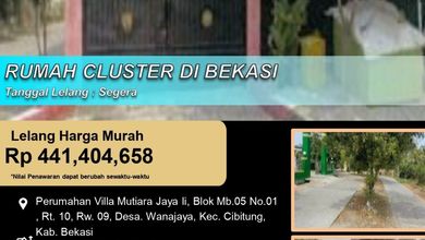 Rumah Minimalis Harga Hemat di Cibitung, Bekasi, LB 84m²