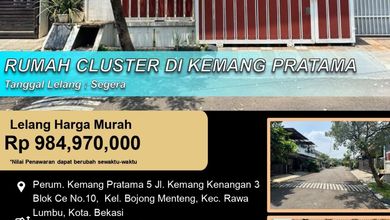 Rumah Dijual di Rawalumbu, Bekasi, LB 77m², Harga Kompetitif!