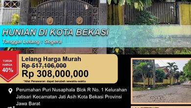Promo Rumah Terjangkau di Bekasi Kota, Bekasi - Cuma 308 Juta