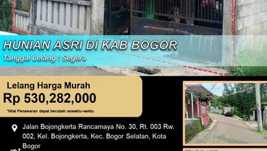 Dijual Rumah Nyaman di Bogor Selatan, Bogor - LT 206m²