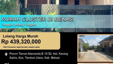 Rumah Minimalis Harga Hemat di Tambun Utara, Bekasi, LB 94m²