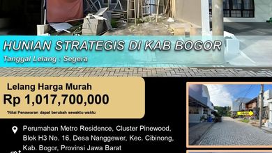 Properti Siap Huni di Area Cibinong, Bogor, LT 90m²