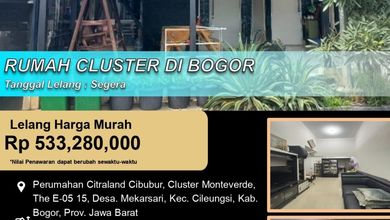 Rumah Dijual di Cileungsi, Bogor, LB 40m², Harga Kompetitif!