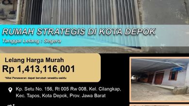 Promo Rumah di Tapos, Depok, LB 144m², Harga 1,41 Miliar