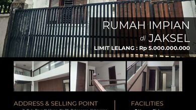 Rumah Area Premium Kebayoran Baru, Jakarta Selatan - Harga Menarik 5 Miliar