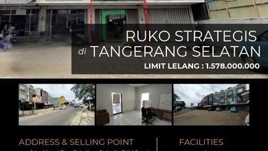 Ruko 3 Lantai, Letak Strategis, Parkir Luas dan Dekat Pusat Keramaian