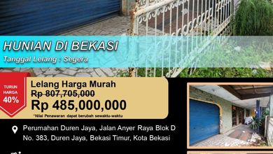Rumah Minimalis Harga Hemat di Bekasi Kota, Bekasi, LB 135m²
