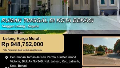 Kesempatan Rumah di Bekasi Kota, Bekasi, LB 48m², Harga 948 Juta