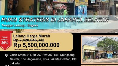 Ruko Murah 1 Lantai Parkir Luas di Jagakarsa Jakarta Selatan