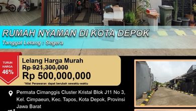 Jual Cepat Rumah Murah di Tapos, Depok - LT 98m²