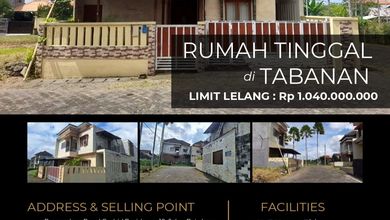 Dijual Rumah Nyaman di Tabanan, Tabanan - LT 130m²