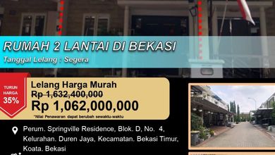 Hunian Idaman di Bekasi Timur, Bekasi, 3 KT, Harga 1,06 Miliar