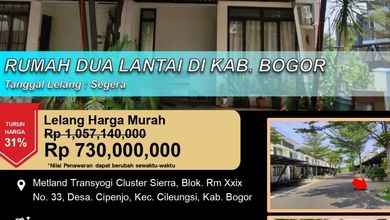 Rumah Dijual di Cileungsi, Bogor, LB 72m², Harga Kompetitif!