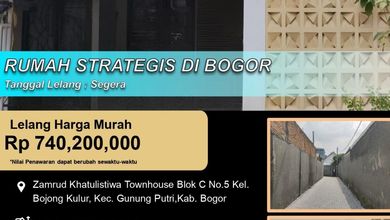 Jual Rumah Strategis di Gunung Putri, Bogor - LT 90m²