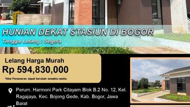 Kesempatan Rumah di Bojong Gede, Bogor, LB 36m², Harga 594 Juta