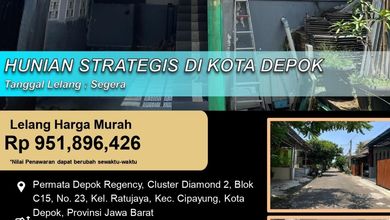 Hunian Favorit di Cipayung, Depok, 2 KT, Harga 951 Juta