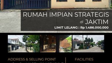 Kesempatan Rumah di Cipinang Melayu, Jakarta Timur, LB 102m², Harga 1,48 Miliar