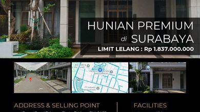 Kesempatan Rumah di Surabaya Kota, Surabaya, LB 167m², Harga 1,83 Miliar