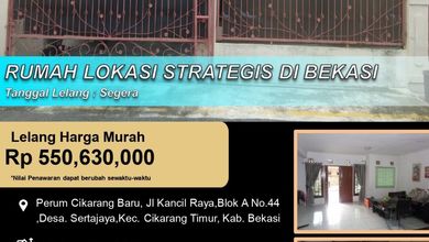 Rumah Dijual di Cikarang Timur, Bekasi, LB 45m², Harga Kompetitif!