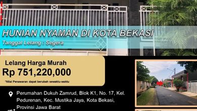 Rumah Dijual di Bekasi Kota, Bekasi, LB 46m², Harga Kompetitif!