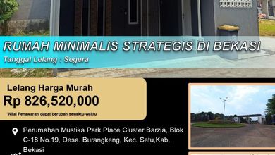 Promo Rumah di Setu, Bekasi, LB 58m², Harga 826 Juta
