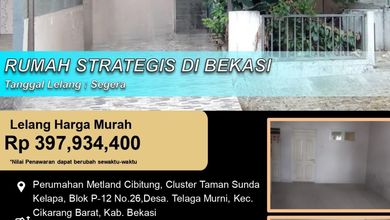 Jual Cepat Rumah Murah di Cikarang Barat, Bekasi - LT 72m²