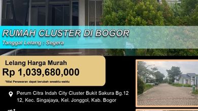Rumah Siap Pakai di Kawasan Jonggol, Bogor, LT 180m²