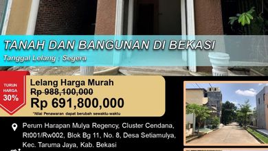 Rumah Favorit di Tarumajaya, Bekasi, 2 KT, Harga 691 Juta