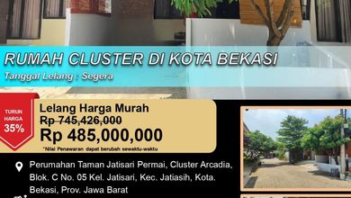 Promo Rumah Terjangkau di Bekasi Kota, Bekasi - Harga 485 Juta