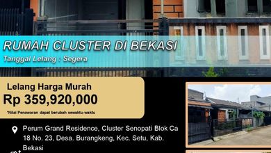 Dijual Rumah Murah di Setu, Bekasi - Cuma 359 Juta