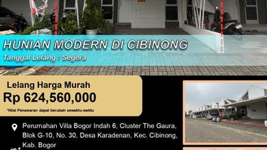 Properti Siap Huni di Kawasan Cibinong, Bogor, LT 84m²