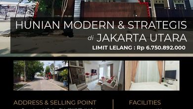 Hunian Elegan di Cilincing, Jakarta Utara, 6 KT, LT 218m²