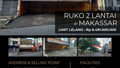 Ruko Strategis 2 Lantai Luas di Tengah Kota Makassar