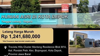 Hunian Favorit di Bojongsari, Bogor, 3 KT, Harga 1,24 Miliar